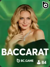 Baccarat portada de juego BC Game Venezuela