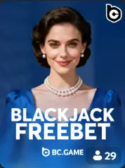 Blackjack Freebet portada de juego BC Game Venezuela