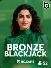 Bronze Blackjack portada de juego BC Game Venezuela