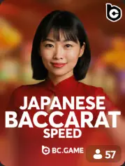 Japanese Baccarat Speed portada de juego BC Game Venezuela