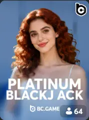 Platinum Blackjack portada de juego BC Game Venezuela