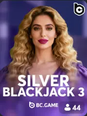 Silver Blackjack 3 portada de juego BC Game Venezuela