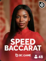Speed Baccarat portada de juego BC Game Venezuela