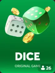 Dice portada de juego BC Game Venezuela