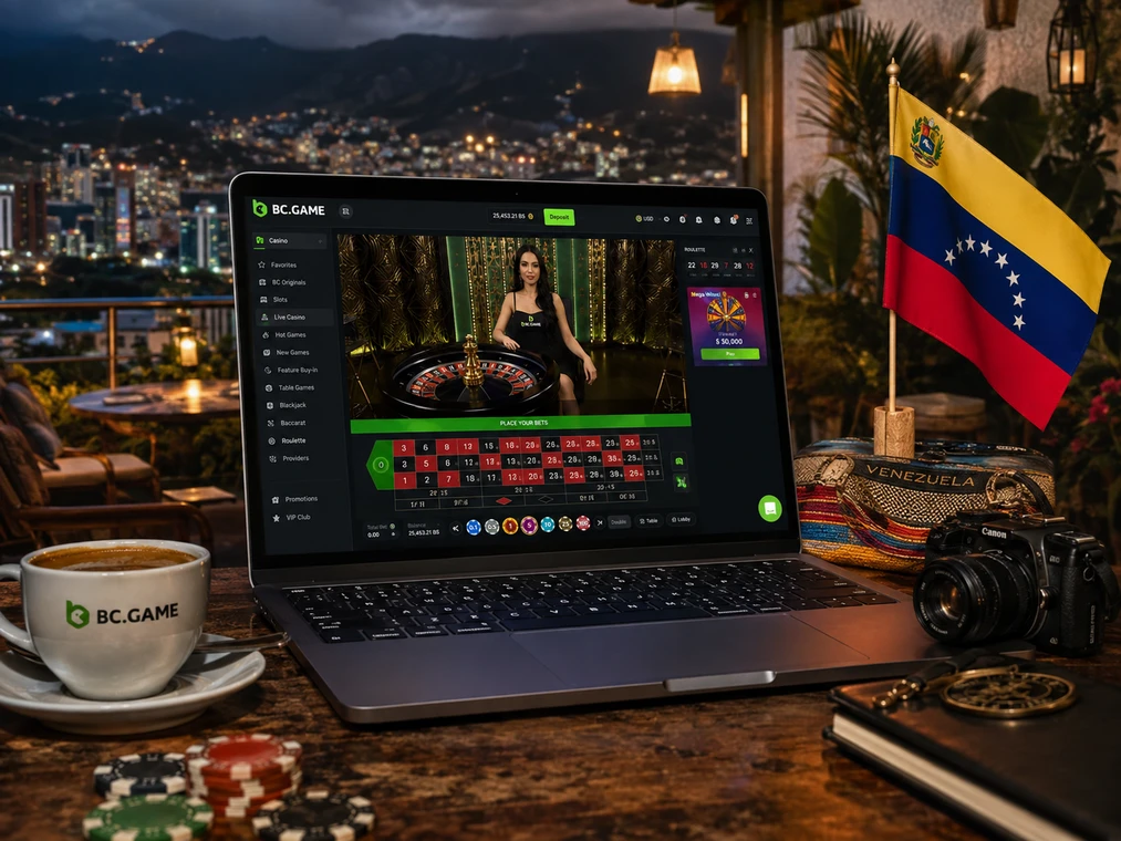 Casino BC Game Venezuela con slots, BC Originals y juegos en vivo