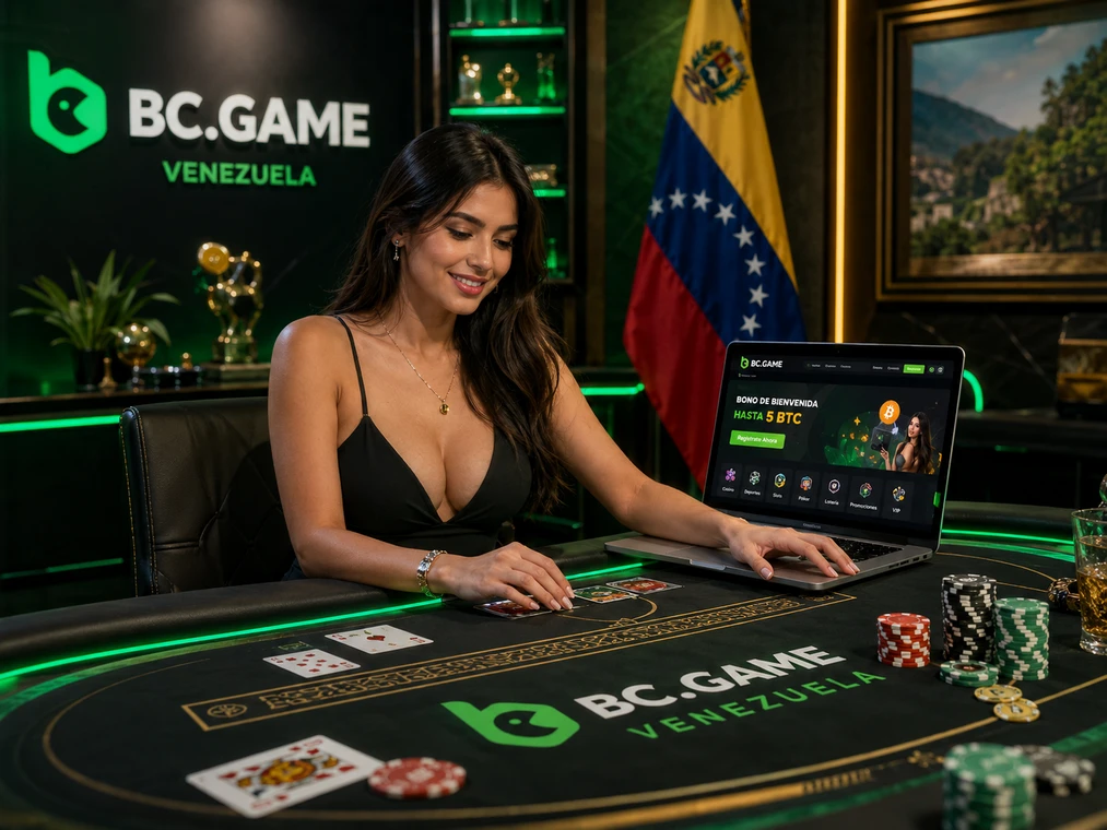 Jugadores de BC Game Venezuela usando casino online y apuestas deportivas