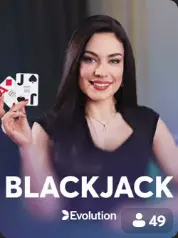Blackjack Evolution portada de juego BC Game Venezuela
