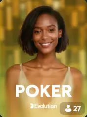 Poker Evolution portada de juego BC Game Venezuela