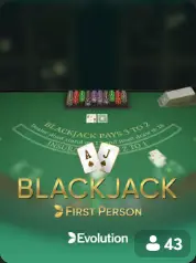 Blackjack First Person portada de juego BC Game Venezuela