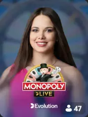 Monopoly Live portada de juego BC Game Venezuela